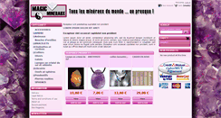 Desktop Screenshot of magic-mineraux.fr